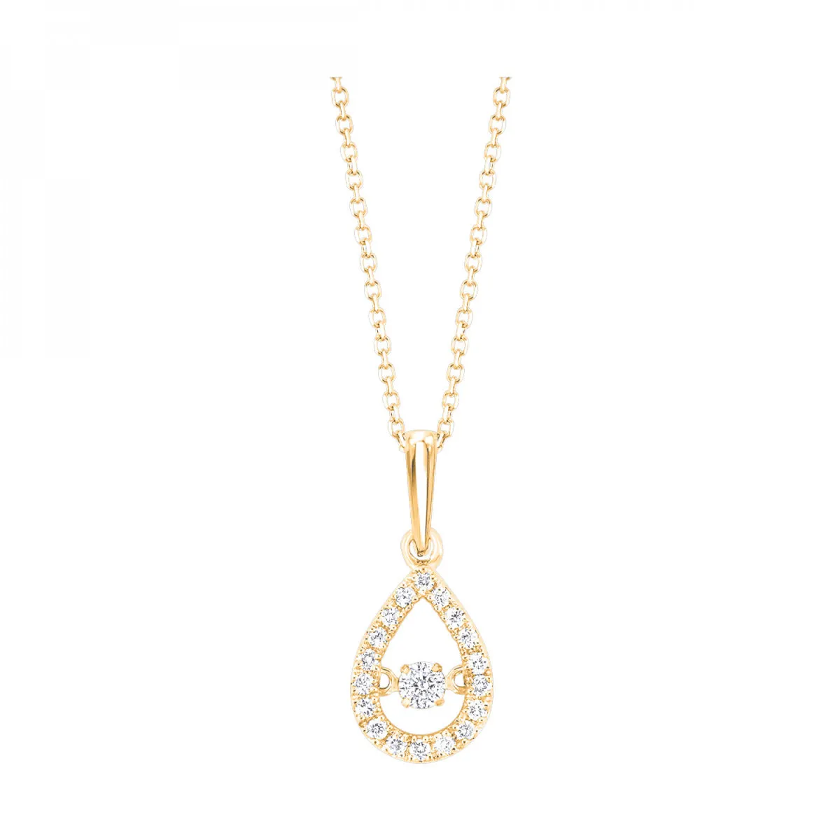 Diamond Rhythm of Love Pendant