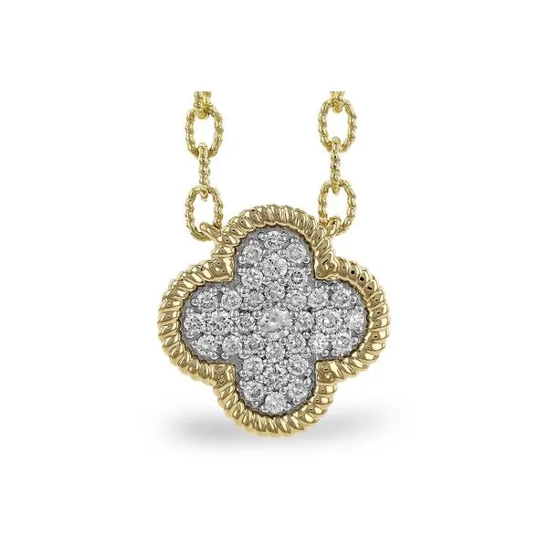 Diamond Quatrefoil Necklace