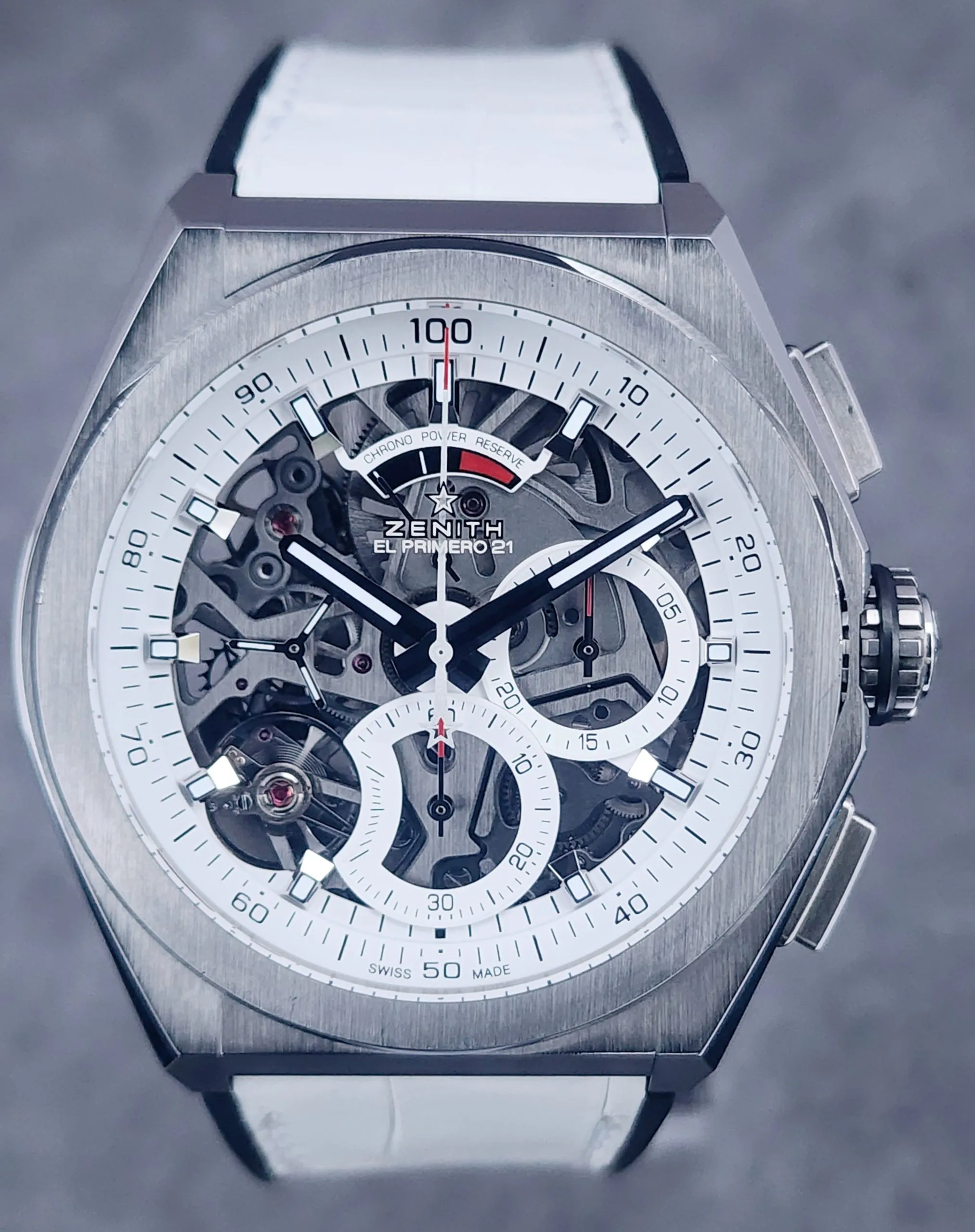 Zenith Defy El Primero Titanium 95.9003.9004/78.R588 44mm Skeleton Dial Full Set WARRANTY