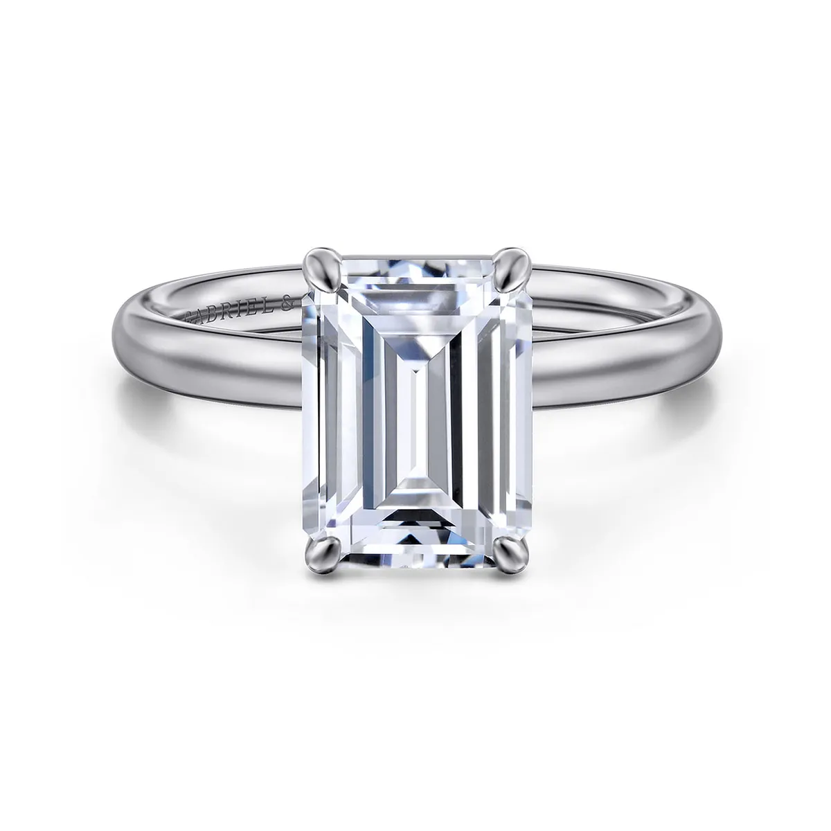 White Gold Semi-Mount Engagement Ring