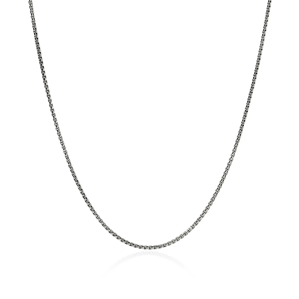Chains Silver Box Chain Necklace by John Hardy