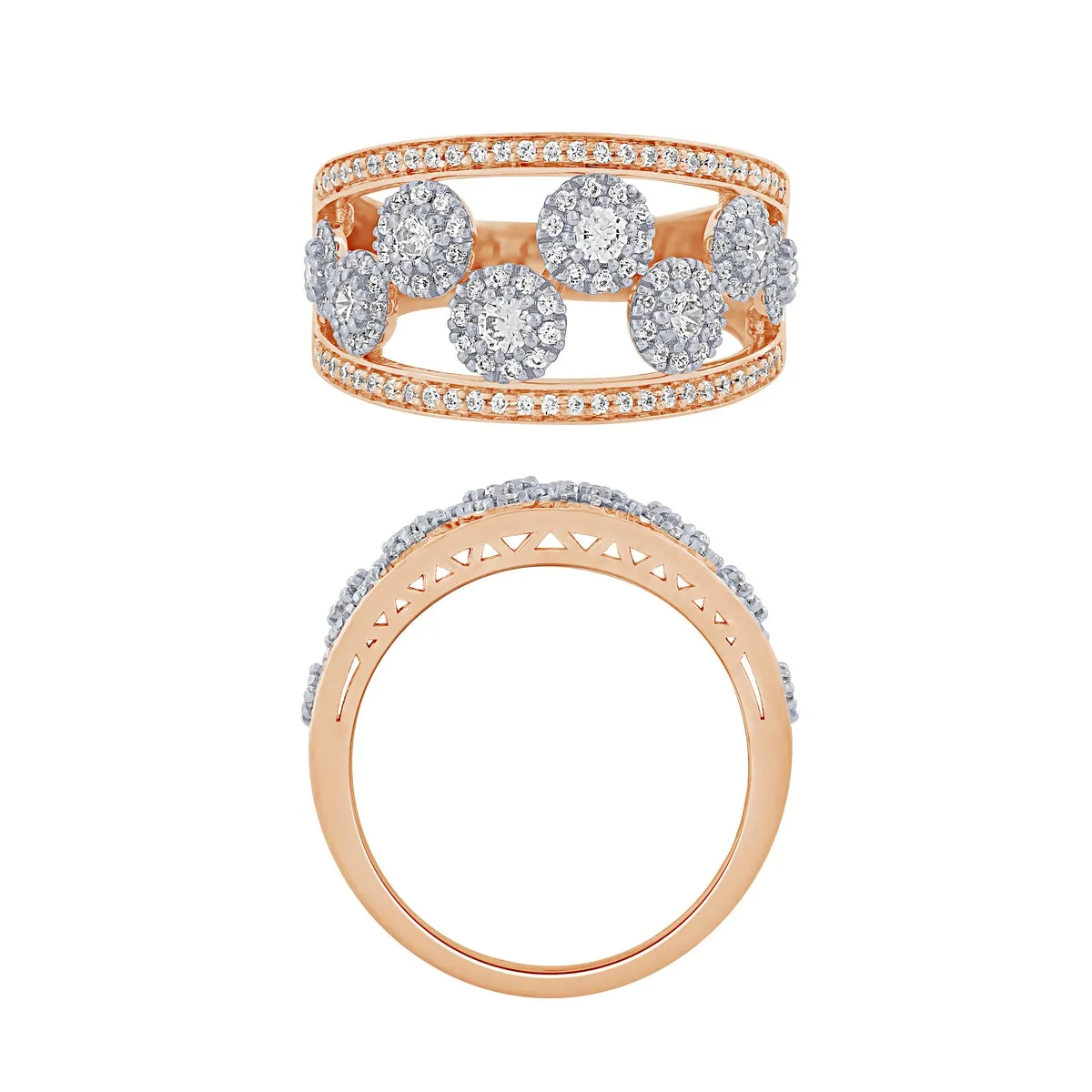 14K 1Ct Diamond Fashion Ring
