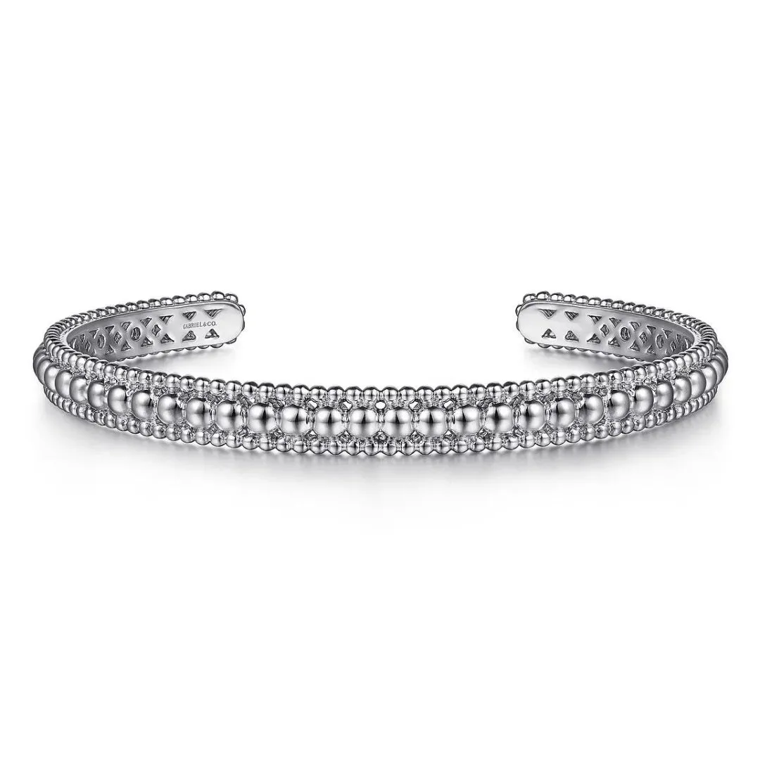 Sterling Silver Bujukan Cuff Size 6.25