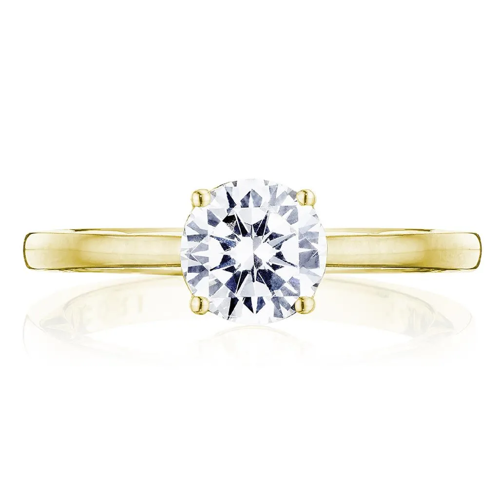 Tacori 14K Yellow Gold Coastal Crescent Engagement Ring P100 D 6 FY
