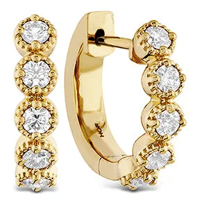 Hearts on Fire Diamond Huggie Earrings