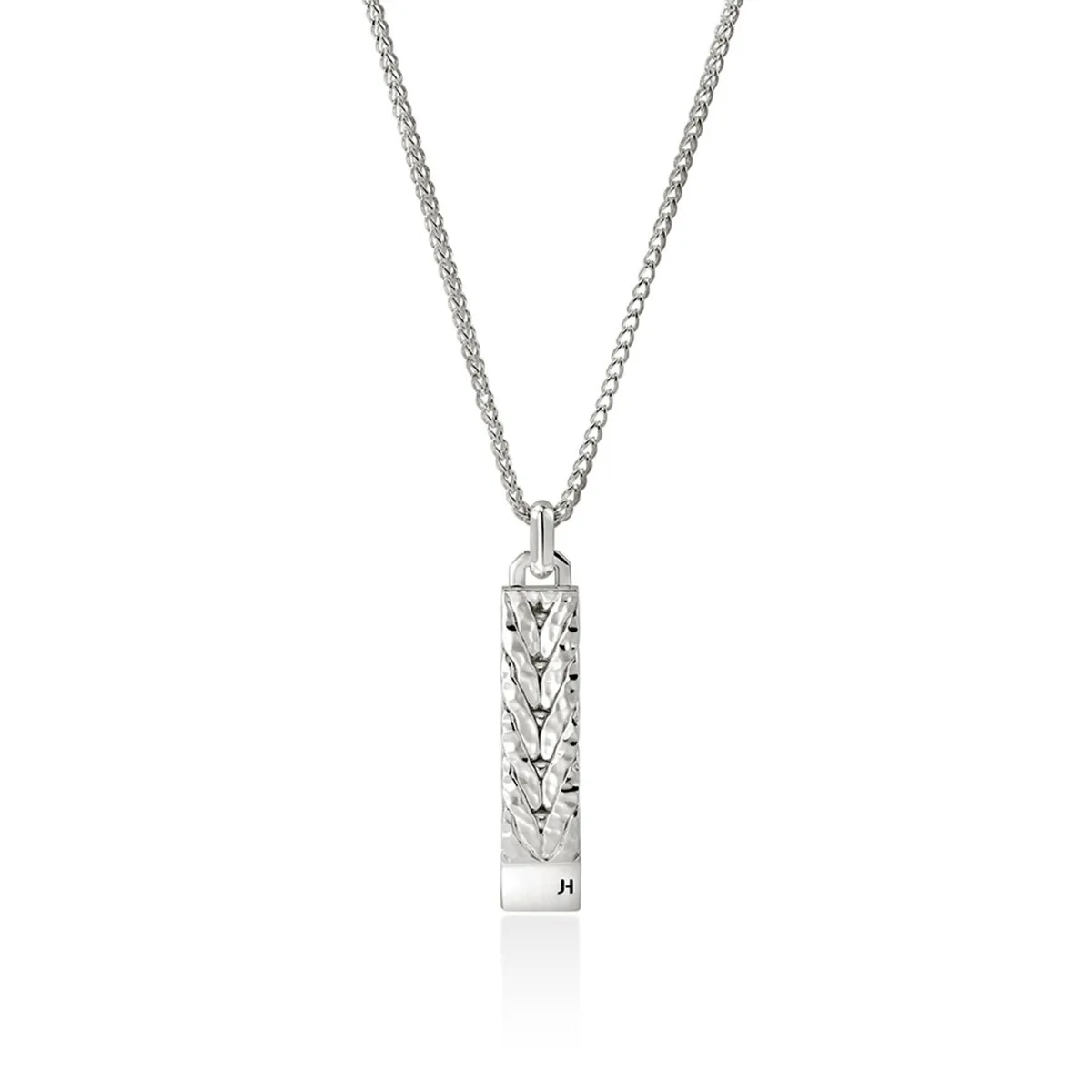 Men's Hammered Sterling Silver Pendant Surf Chain by John Hardy