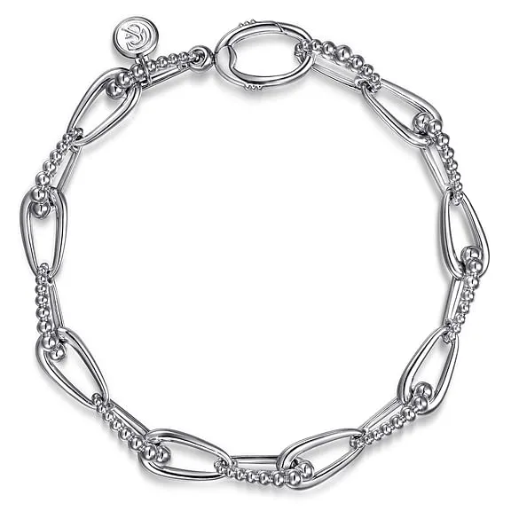 Sterling Silver Bujukan Link Chain Bracelet