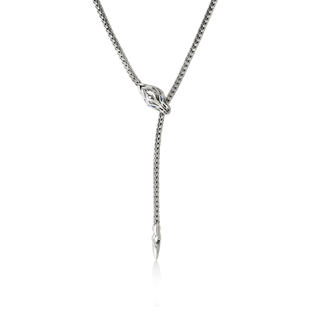 Naga Sterling Silver Pull Through Necklace by John Hardy
