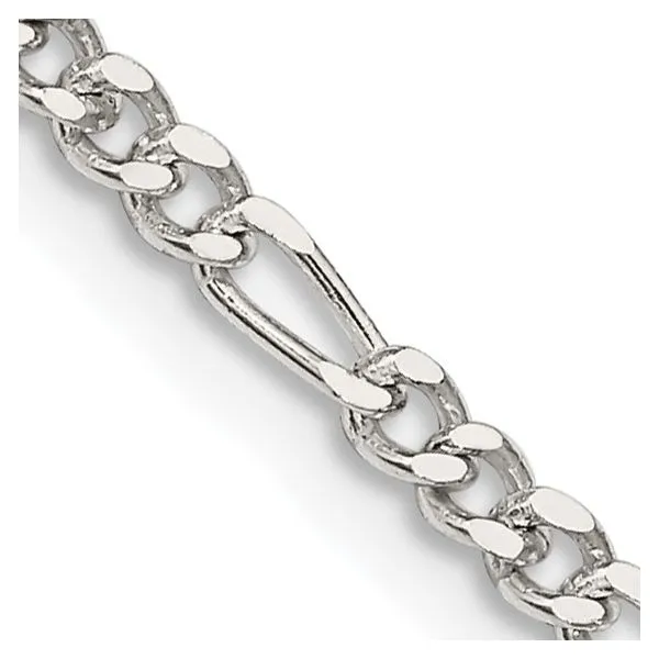 Sterling Silver 2.5mm Figaro Chain 001-600-00959