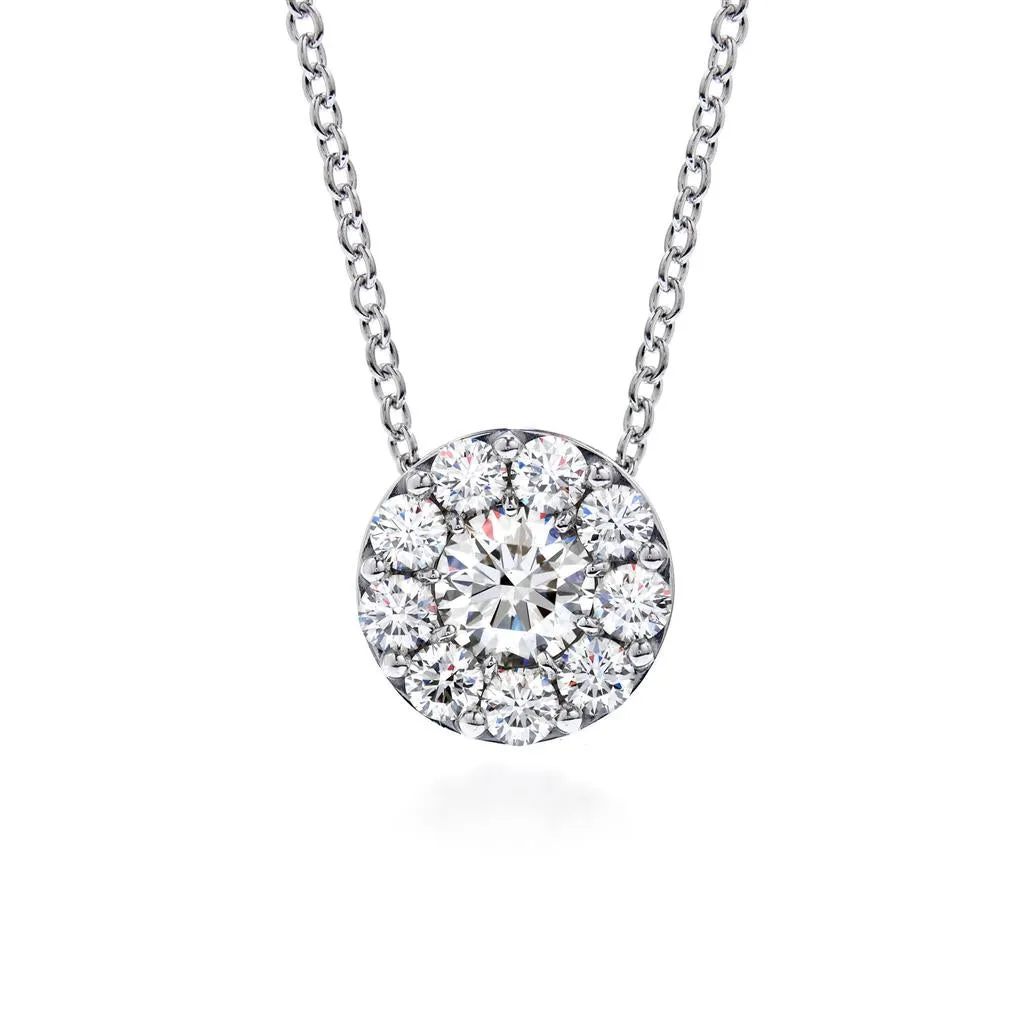 Hearts On Fire 18K White Gold 1/4ct Fulfillment Diamond Necklace FPS00258W