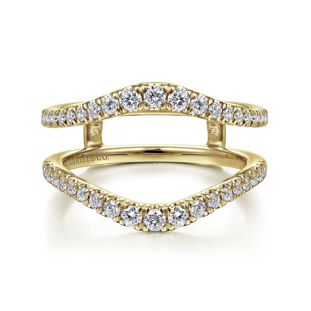 Gabriel & Co. 14K Yellow Gold Diamond Ring Enhancer - 0.49 ct