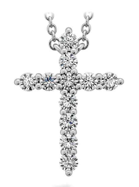 Hearts on Fire Diamond Signature Cross Medium