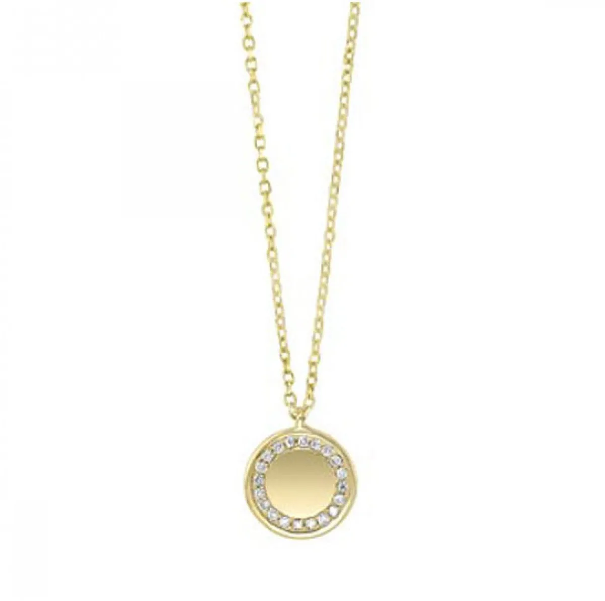 Engravable Diamond Pendant
