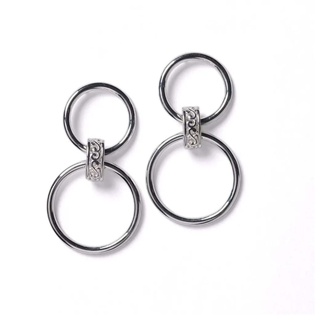 Southern Gates Scrolling Vine Double Hoops