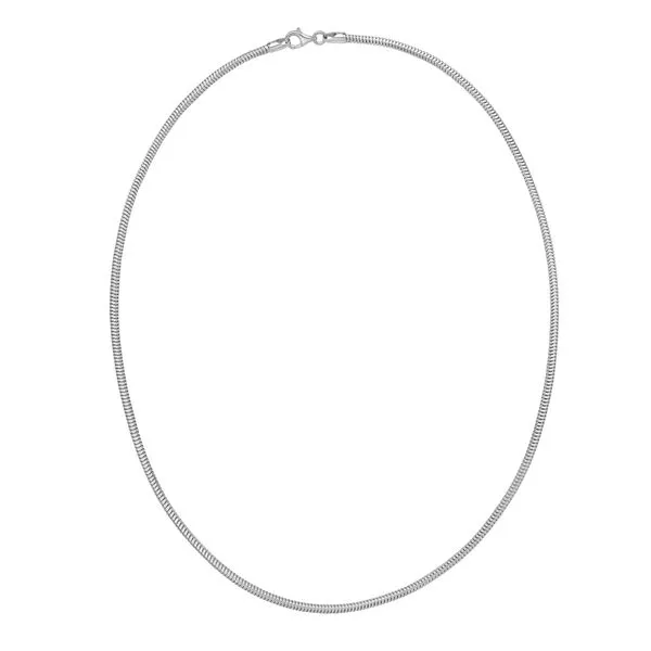 Silver 2.4mm Octagonal Snake Chain AGOCT240-18