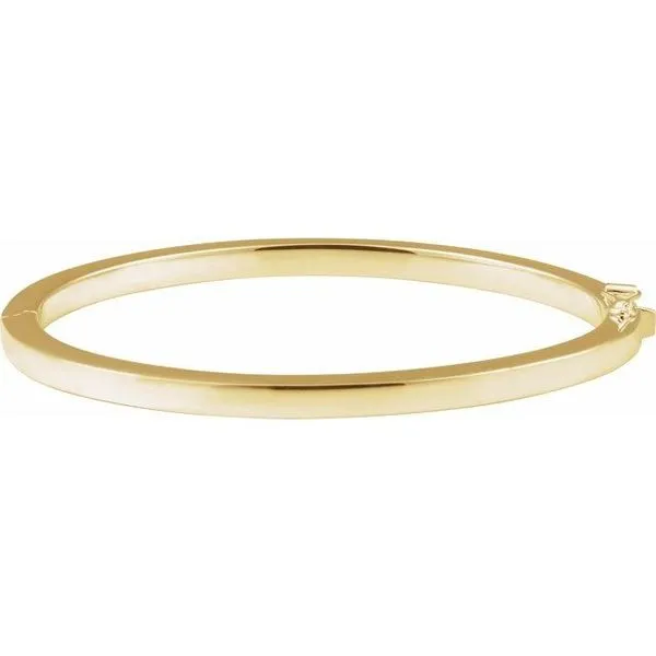 Tube Hinged Bangle Bracelet BRC988:102:P