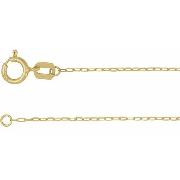 .85 mm Paperclip-Style Chain CH1284:600:P