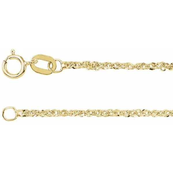 1.7 mm Diamond-Cut Singapore Chain CH617:287922:P