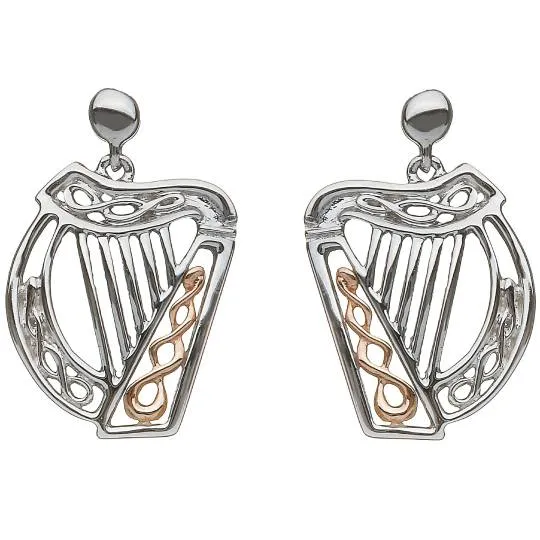 Irish Harp Earrings | House of Lor