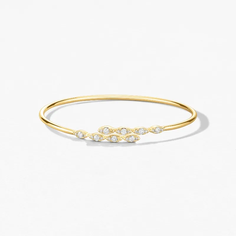 Aerial Marquise Flex Bangle