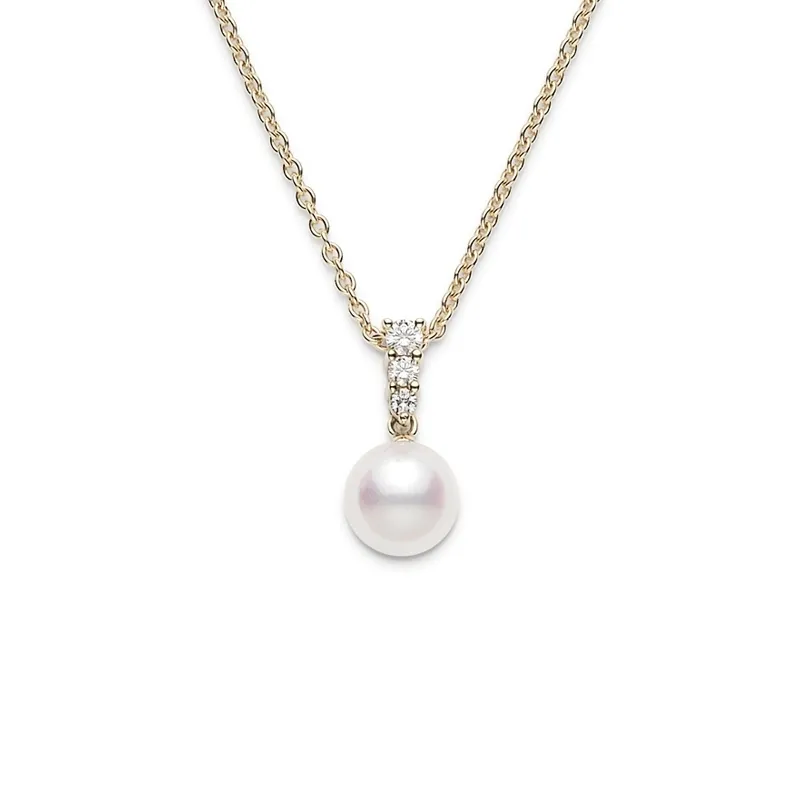 Mikimoto Morning Dew Pearl Pendant Necklace