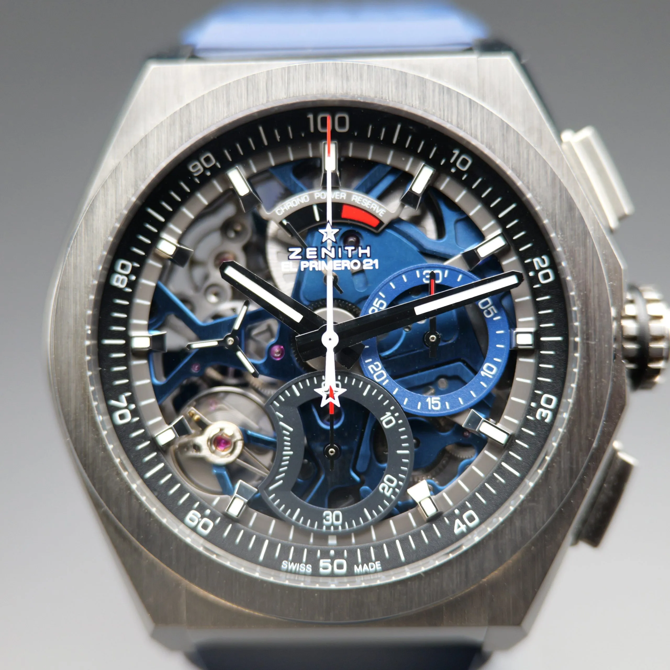 Zenith Defy El Primero 21 95.9002.9004/78.R584 44MM Titanium Skeleton Dial Full Set WARRANTY