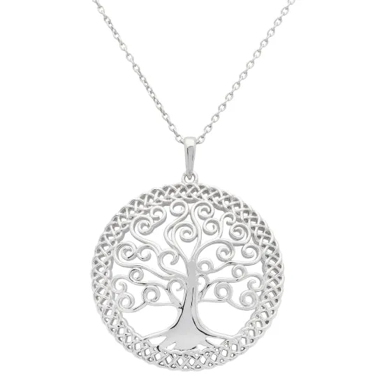 Sterling Silver Tree of Life Pendant | Celtic Designs