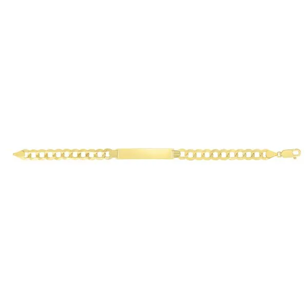 10K Gold 8.3mm Curb ID Bracelet ZRC10119-0850