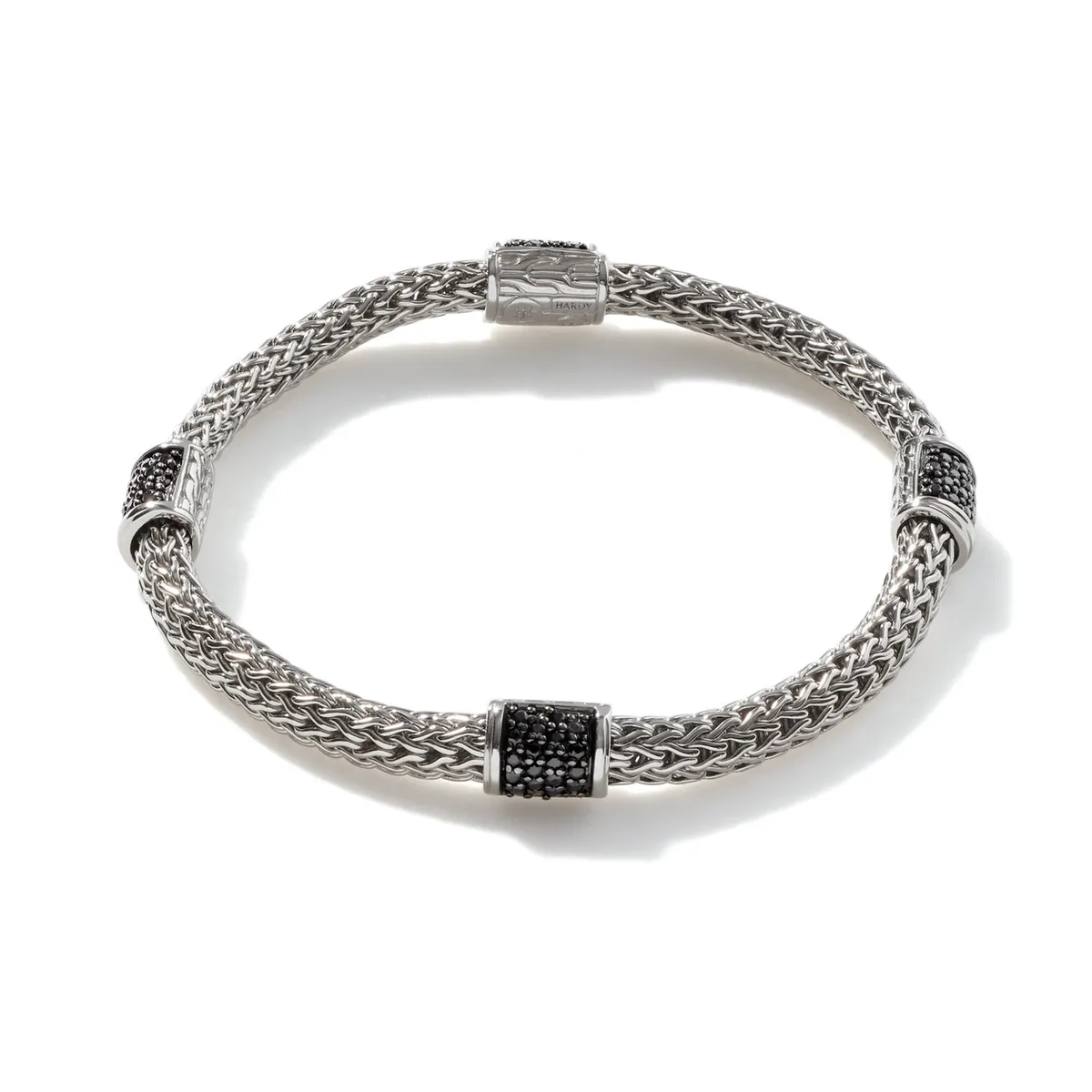 Icon Extension Silver Lava Four Station Chain Bracelet by John Hardy
