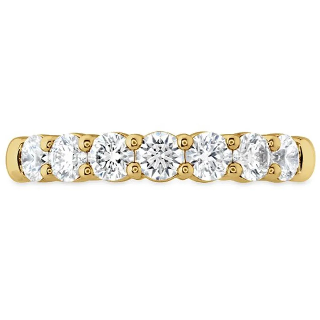 Hearts On Fire 18K Yellow Gold 7 Stone Diamond Band UU27288YGHV0456500