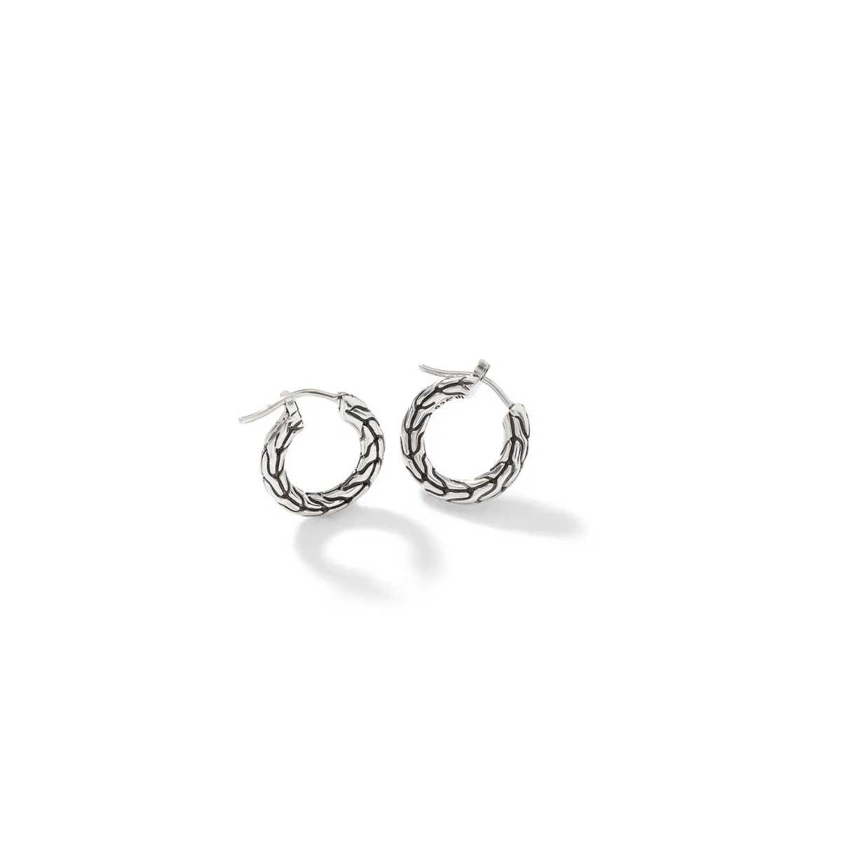 Essentials Carved Chain Hoop Earrings by John Hardy