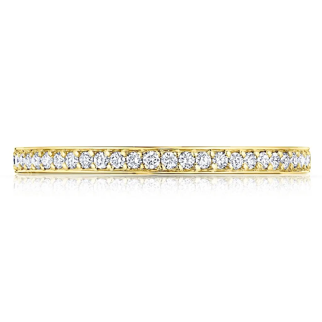 Tacori 18K Yellow Gold Dantela 3/4 Diamond Band 2630 B SMP 3/4 Y
