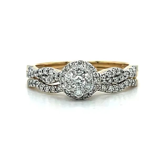 Diamond Bridal Enggement Ring Set 100-00006