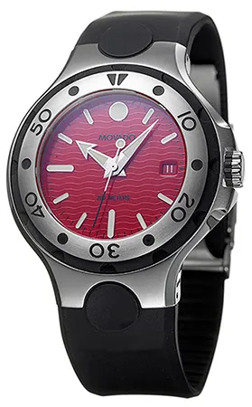 Movado Series 800 Red Dial 43mm Men's Watch 2600012