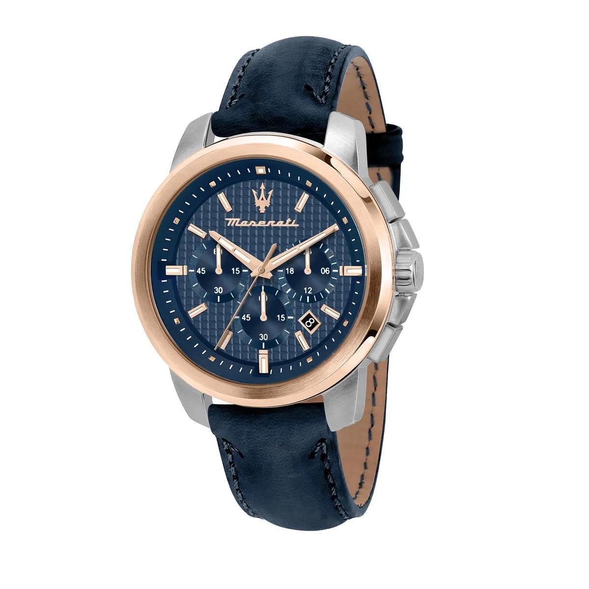 maserati successo ext 44mm chr ss blue dia blu st