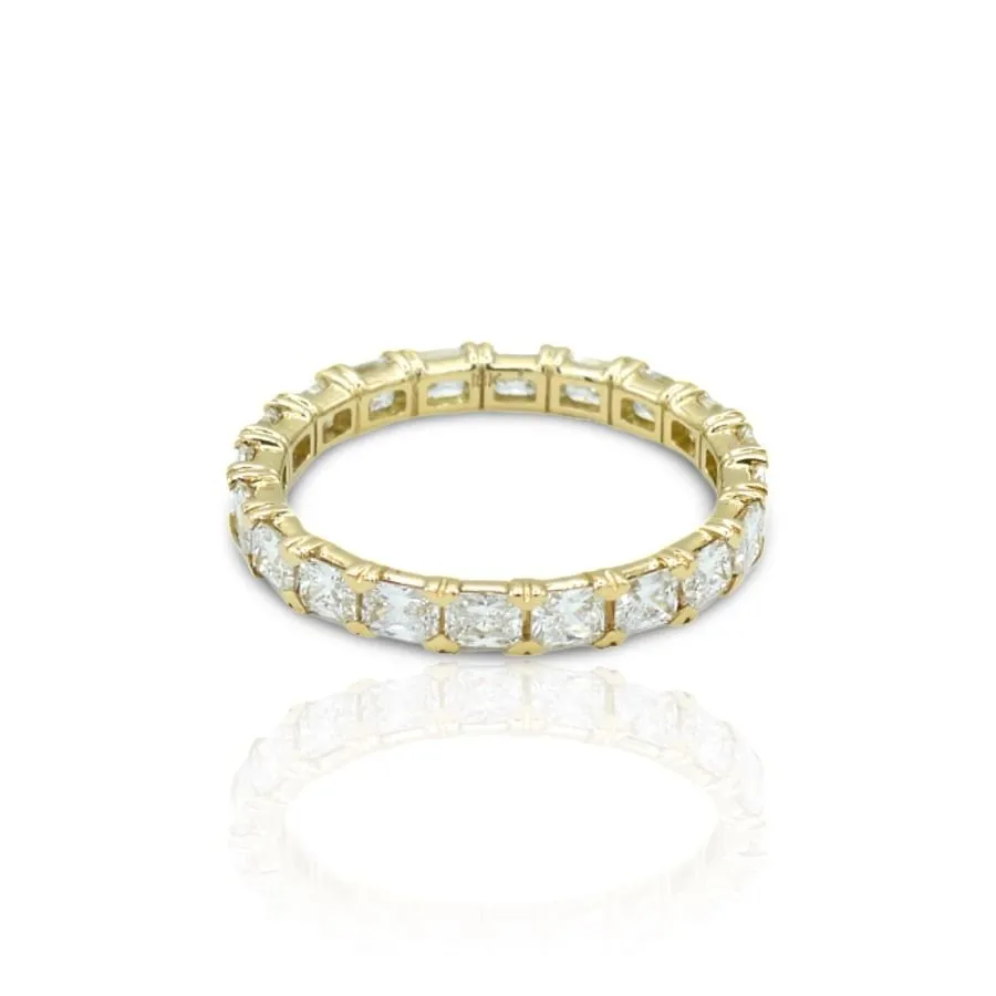 Diamond Eternity Ring, 1.48 Carat on 18k Yellow Gold 65786