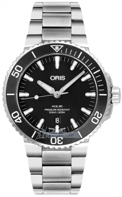01 733 7730 4124-07 8 24 05EB Oris Aquis Date 43.5mm Mens Watch