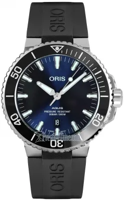 01 733 7730 4135-07 4 24 64EB Oris Aquis Date 43.5mm Mens Watch