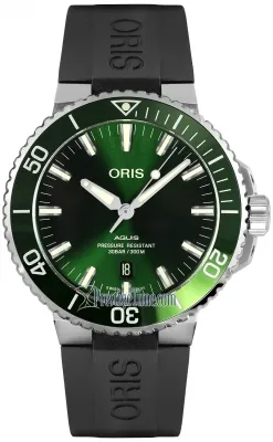 01 733 7730 4157-07 4 24 64EB Oris Aquis Date 43.5mm Mens Watch