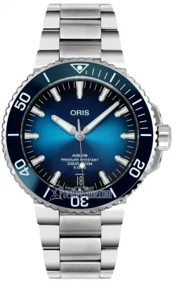 01 400 7763 4135-07 8 24 09PEB Oris Aquis Date 43.5mm Mens Watch