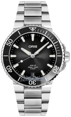 01 400 7769 4154-07 8 22 09PEB Oris Aquis Date 41.5mm Mens Watch