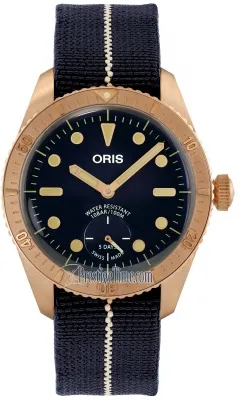 01 401 7764 3185-Set Carl Brashear Oris Divers Sixty-Five 40mm Mens Watch