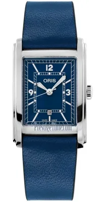 01 561 7783 4065-07 5 19 17 Oris Rectangular Automatic Midsize Watch