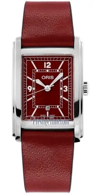 01 561 7783 4068-07 5 19 18 Oris Rectangular Automatic Midsize Watch