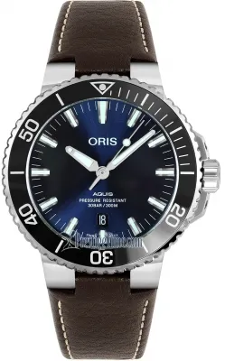01 733 7730 4135-07 5 24 10EB Oris Aquis Date 43.5mm Mens Watch