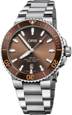 01 733 7730 4152-07 8 24 05PEB Oris Aquis Date 43.5mm Mens Watch