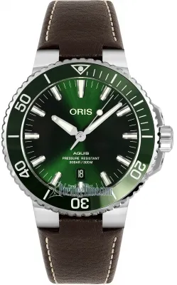 01 733 7730 4157-07 5 24 10EB Oris Aquis Date 43.5mm Mens Watch