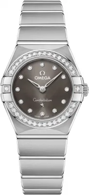 131.15.25.60.56.001  Omega Constellation Quartz 25mm Ladies Watch