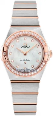 131.25.25.60.55.001  Omega Constellation Quartz 25mm Ladies Watch