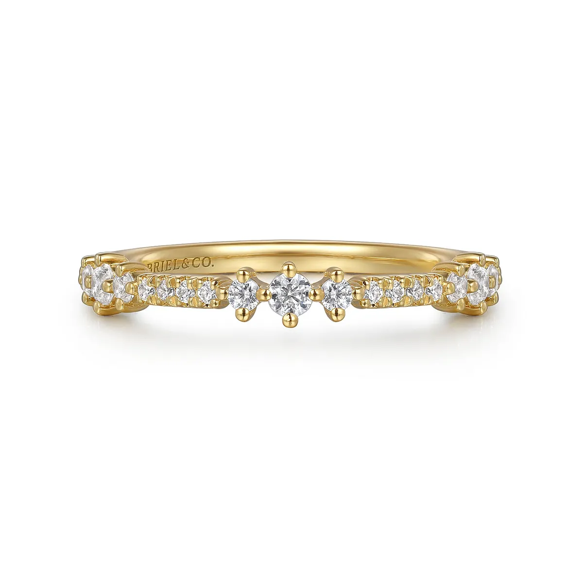 Yellow Gold Diamond Ladies Ring